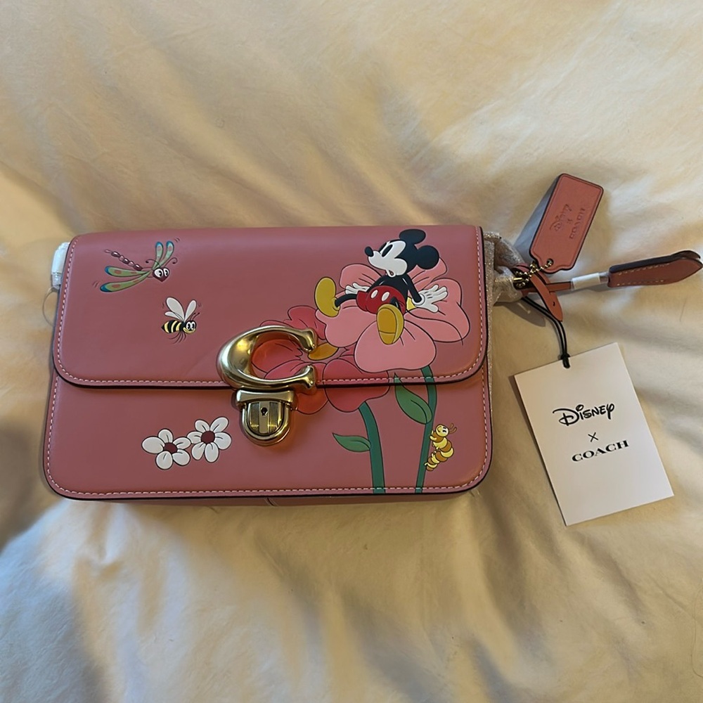 Coach x Disney Pink Tabby Handbag - RARE